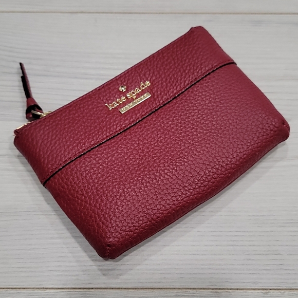 Kate Spade Mila Leather Zip Pouch - Picture 1 of 6